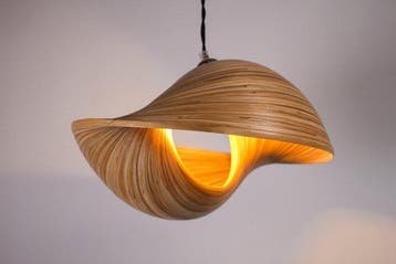 Sooka Interior - Lampe à suspendre - Bambou, Bronze -