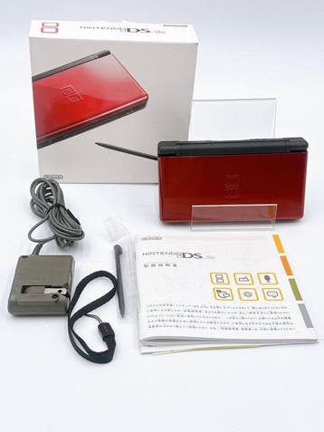 Nintendo - Nintendo DS Lite Crimson Black CIB Complete, Nieuw