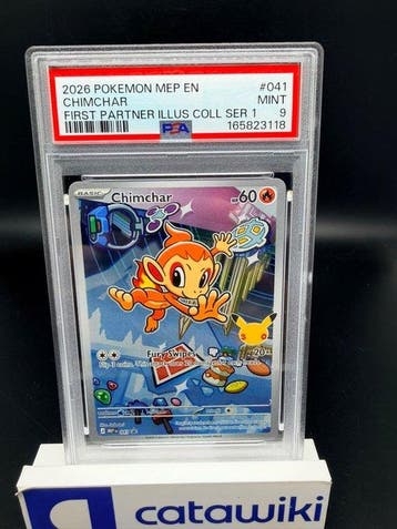 Pokémon - 1 Graded card - Chimchar [First Partner