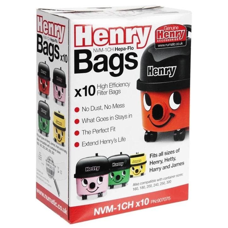 Stofzuigerzakken | HENRY/HETTY/JAMES/NRV240 | Hepa-Flo, Zakelijke goederen, Horeca | Keukenapparatuur, Nieuw in verpakking, Verzenden