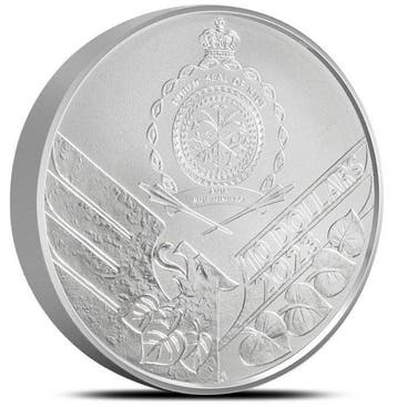 Niue. 10 Dollars 2023- 5 oz Silver Czech Lion Coin BU (In