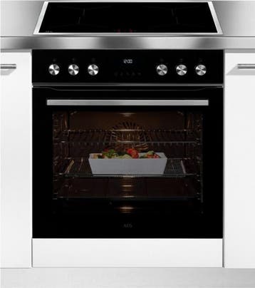 AEG Ou5pe42ab + Oix64a00xb - Inbouw Ovenset - 71L - Pyrolyse, Ophalen of Verzenden