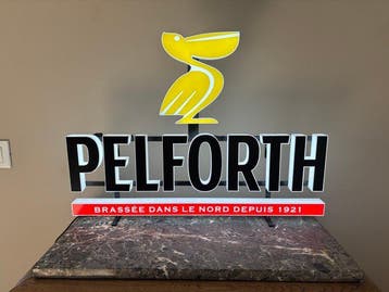 Peleforthe. - achtergrondverlichte reclamesign - Reclamebord