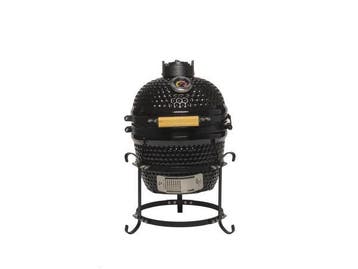 Veiling - Patton Kamado 13 inch glans zwart, Tuin en Terras, Nieuw
