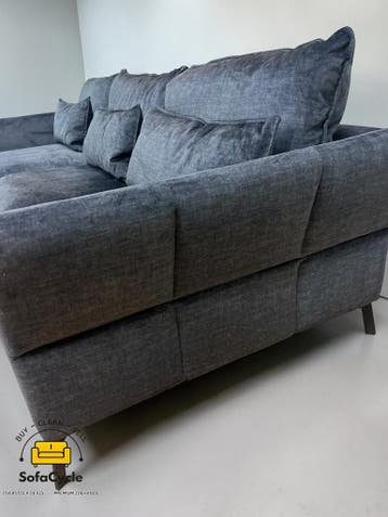 Spin hoekzetel zwart in fluweel, hoek L – overstock, Verzenden, Nieuw