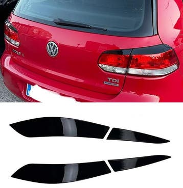 Achterlichtcovers | geschikt voor Volkswagen Golf 6 2008-201, Verzenden