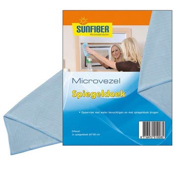 Sunfiber Spiegeldoek - Pluisvrij & Streeploos Reinigen, Ophalen of Verzenden