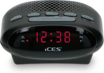 Wekkerradio - Digitale wekker - Alarmklok - Zwart - Lenco -, Verzenden