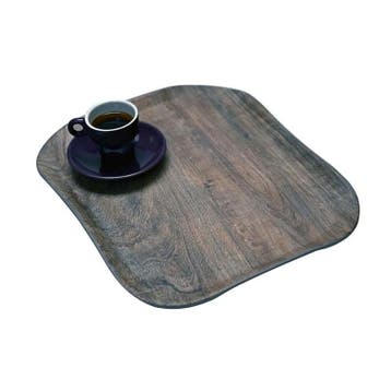 Dienblad | VERSA | Glasvezel | Houtlook | Antislip |, Verzenden, Nieuw in verpakking