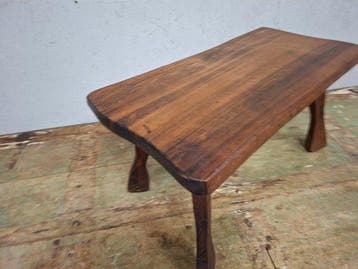 Bijzettafel - Eik - Bijzet tafel boomstam