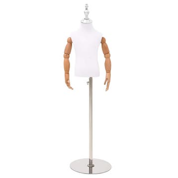 vidaXL Verstelbare 120-157 cm Mannequin met Basis Uniseks PP, Articles professionnels, Verzenden