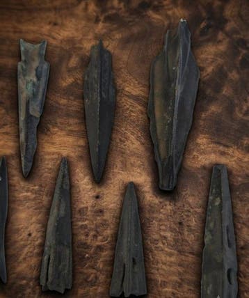 Scythische pijlen Brons Arrowhead (Zonder minimumprijs)
