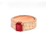 Zonder minimumprijs - Ring Zilver, Rose gold plated -, Nieuw