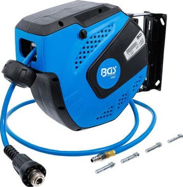 Persluchtslang met oproller automatisch 10 m, Verzenden, Nieuw