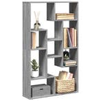 vidaXL Boekenkast 72x20x120,5 cm bewerkt hout grijs sonoma, Verzenden, Nieuw