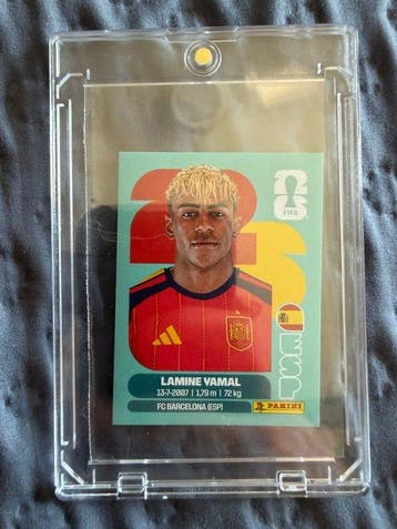 PANINI - Cartas mundial Panini, Messi y lamine bases, y, Nieuw