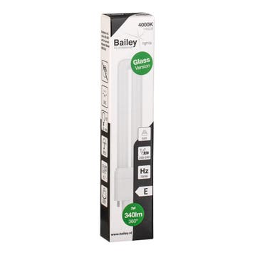 Bailey Led Pl Glas G23 3W 4000K 340Lm Retrofit Lamp - 146208, Verzenden, Nieuw