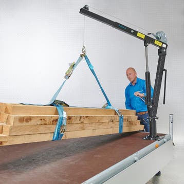 Datona Aanhangerkraan manueel max. 800 kg - Datona - Zwart, Ophalen of Verzenden