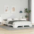 vidaXL Bedframe Wit 140 x 210 cm Massief grenenhout, Huis en Inrichting, Verzenden, Nieuw