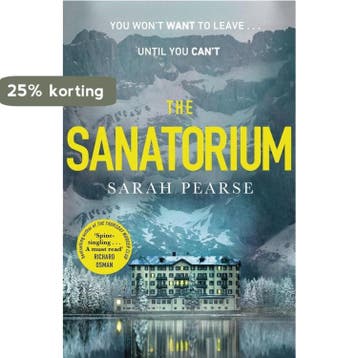 The sanatorium / Elin Warner / 1 9781787633322 Sarah Pearse, Verzenden, Sarah Pearse