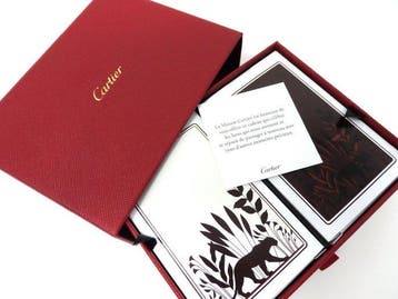 Speelkaarten - Cartier 2-deck Black Panther playing cards -