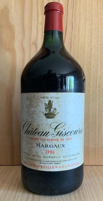 1986 Chateau Giscours - Margaux 3ème Grand Cru Classé - 1, Collections, Vins
