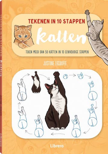 Katten / Tekenen in 10 stappen 9789463597654, Verzenden, Zo goed als nieuw, Justine Lecouffe