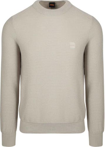 BOSS Trui Anion Ecru maat Maat 52/54 (L) Heren, Verzenden