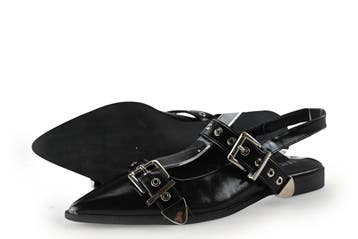 Nelson Ballerinas in maat 38 Zwart, Kleding | Dames, Verzenden, Zwart, Ballerina's, Zo goed als nieuw