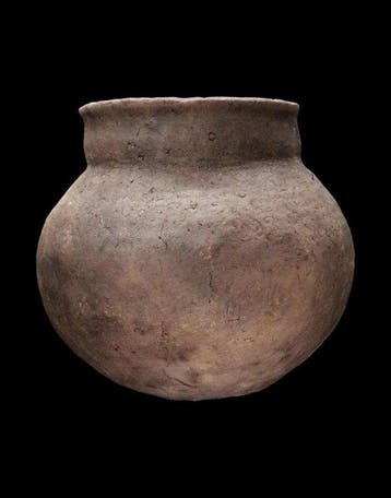 Middeleeuws Terracotta - Zeer zeldzaam middeleeuws vaas -