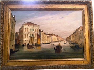 Karl Kaufman (1843-1902/05) - Veduta del Canal grande di