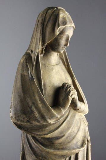 Beeldje - Virgin in Prayer - Museum Cast - Gips, Antiek en Kunst