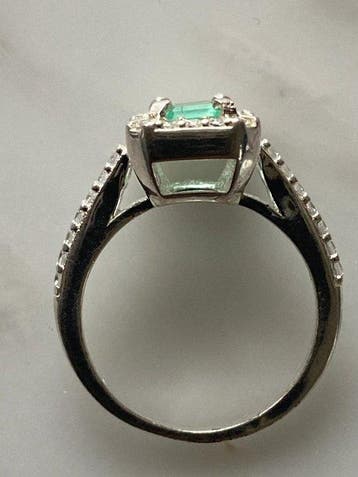 Sans prix de réserve - Bague de fiançailles Argent - 4.64ct.