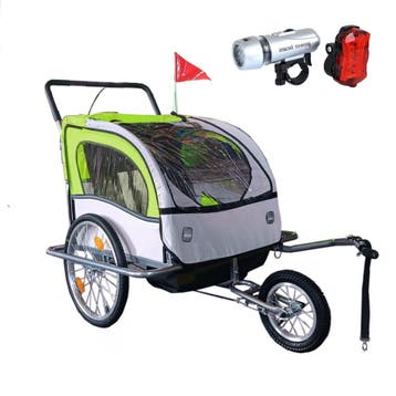 Fietskar 2-zits: -35% Retour deal! Snel de weg op met kids, Fietsen en Brommers, Vering, Verzenden, 20 tot 40 kg, Zo goed als nieuw