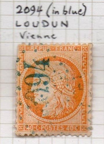 Frankrijk 1870 - Siège de Paris 40c oranje - cataloguswaarde
