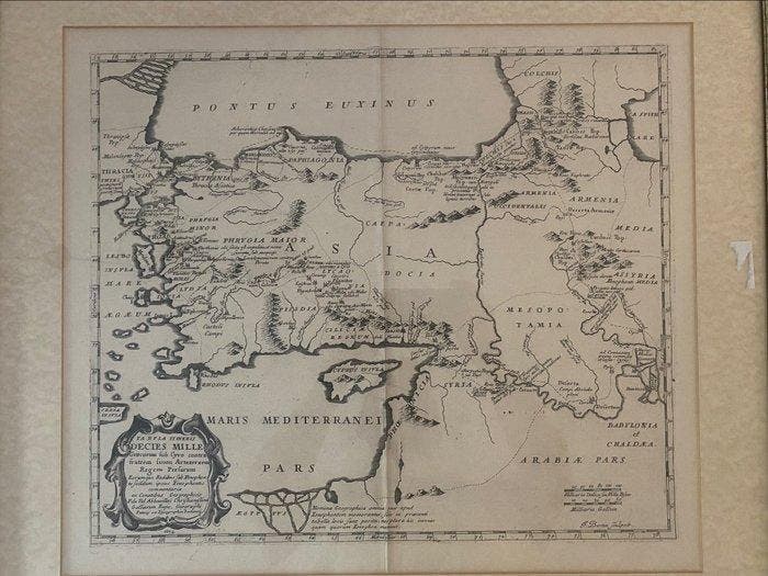 Italy – Asia Minor, Persia, Mesopotamia - La Marche des Dix, Livres, Atlas & Cartes géographiques
