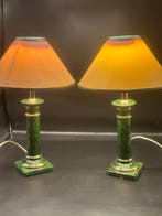 Tafellamp - Keramiek - Paar vintage lampen uit de jaren