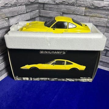 Minichamps 1:18 - Voiture miniature - Opel GT/J Yellow, Nieuw