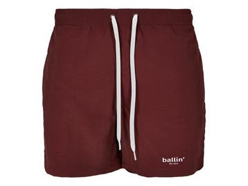 Veiling - Ballin Est. 2013 Small Logo Zwembroek Burgundy - M, Kleding | Heren, Badmode en Zwemkleding