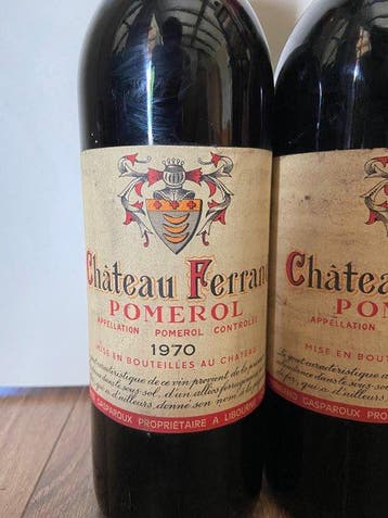 1970 Chateau Ferrand - Bordeaux, Pomerol - 3 Bouteilles