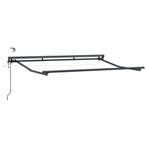 vidaXL Elektrische Zonnescherm Frame met LEDs Antraciet 3,5, Verzenden, Nieuw