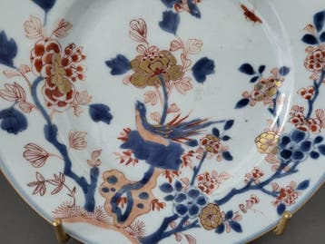 Assiette - chine Kangxi belle assiette imari - Porcelaine