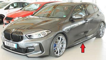 Side skirt aanzetstuk | geschikt voor BMW | 1-serie 19- 5d h, Autos : Pièces & Accessoires, Verzenden