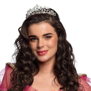 Zilveren Tiara Metaal, Verzenden, Nieuw