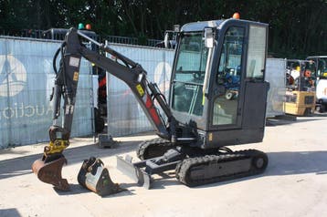 Veiling: Minigraver Volvo EC18E Diesel 12kW 2020, Ophalen