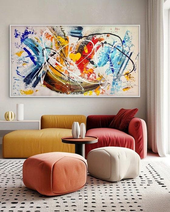 Michele Socionovo - XXL. Il nostro amore come un diamante, Antiek en Kunst, Kunst | Schilderijen | Modern