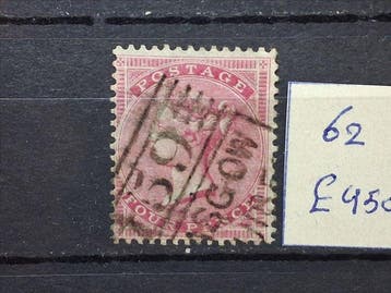 Groot-Brittannië 1857/1864 - Queen Victoria, Sg nr 72 en 90,
