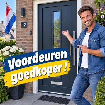VOORDEUR PRIJZEN DEZE MAAND VEEL (ma. 49%) GOEDKOPER !, Doe-het-zelf en Bouw, Nieuw