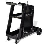 vidaXL Lasgereedschap wagen 3 planken zwart, Bricolage & Construction, Outillage | Outillage à main, Verzenden