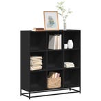 vidaXL Boekenkast 97,5x33x107,5 cm bewerkt hout en metaal, Verzenden